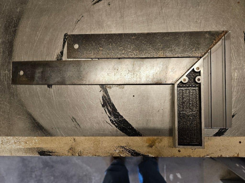 winkelhaak, Doe-het-zelf en Verbouw, Gereedschap | Handgereedschap, Ophalen of Verzenden, Gebruikt, Overige typen, Overige merken