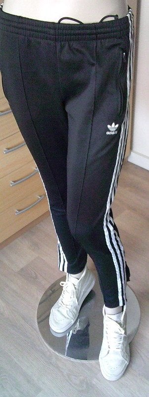 ADIDAS zwarte sportbroek PRIMEBLUE maat 36, Zwart, Overige typen, Maat 36 (S), Gedragen