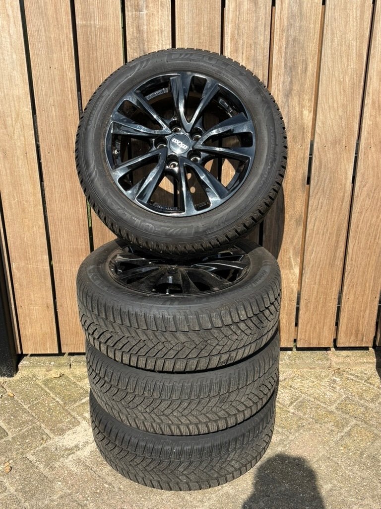 16 Inch Winterset Toyota Corolla 205/55/16 Fulda Winter, Auto-onderdelen, Ophalen, Gebruikt, 16 inch, Banden en Velgen