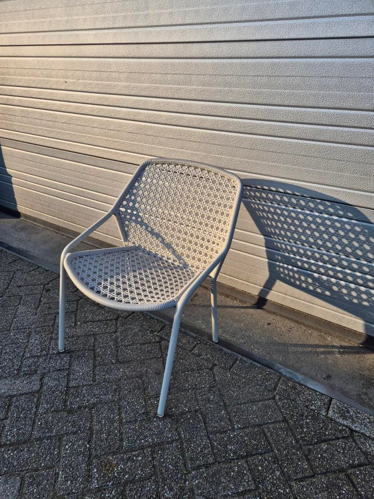 Nieuwe fermob croisette lounge stoel clay grey, Ophalen, Nieuw, Aluminium