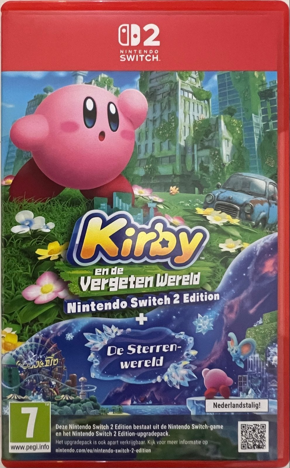 Kirby en de Vergeten Wereld + De Sterrenwereld (Switch 2), Eén computer, Ophalen of Verzenden, Platform, Vanaf 7 jaar