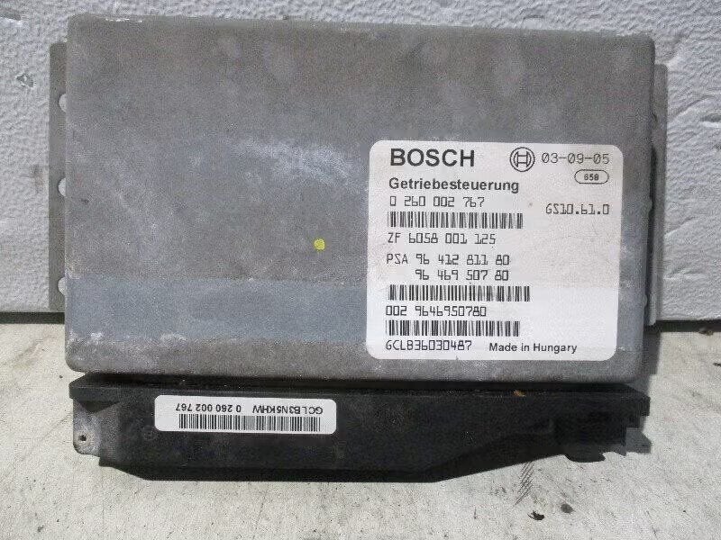 COMPUTER VERSNELLINGSBAK AUTOMAAT Peugeot 607 (9D / U), Robert Bosch AG, Gebruikt, Ophalen of Verzenden, Robert-Bosch-Allee 1 74232 Abstatt, DE