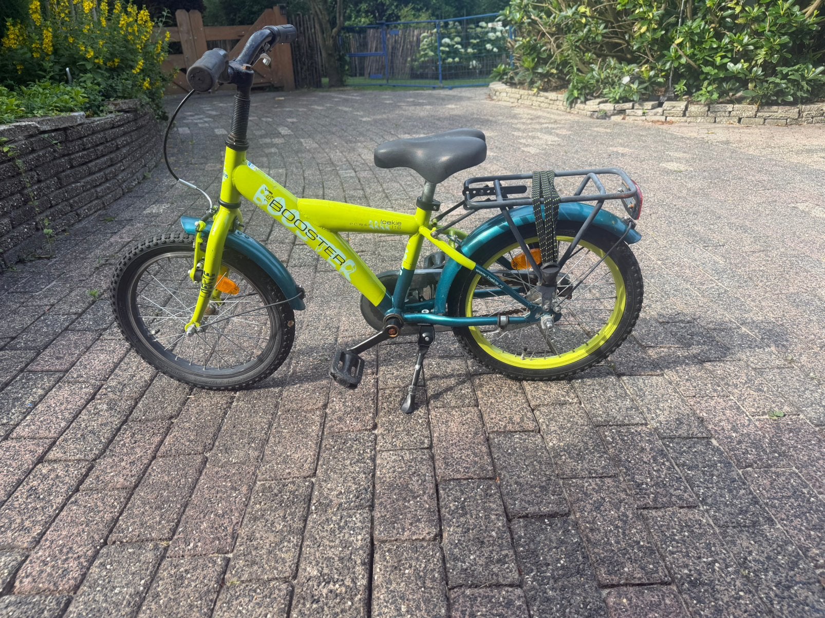 Kinder fiets 16 inch, Ophalen, Terugtraprem, Gebruikt, Handrem