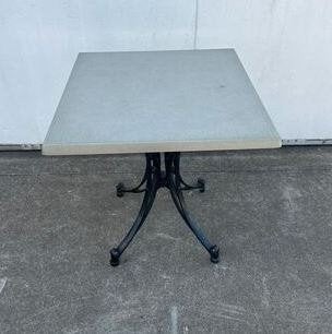 11 stuks horeca bistro restaurant Terras tafels 70x70 cm, Ophalen, Gebruikt