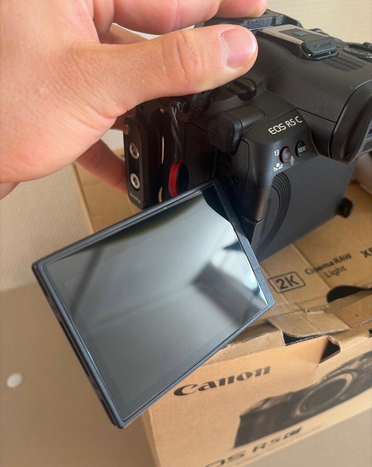 Canon EOS R5 C - Full-Frame Cinema Camera, Audio, Tv en Foto, Fotocamera's Digitaal, Ophalen, Canon, Beeldstabilisatie, Zo goed als nieuw