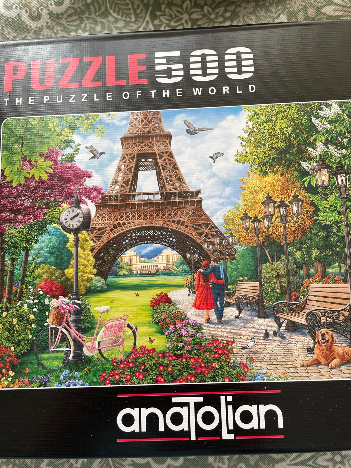 Legpuzzel 500 stukjes - Lente in Parijs, Ophalen, 500 t/m 1500 stukjes, Zo goed als nieuw, Legpuzzel