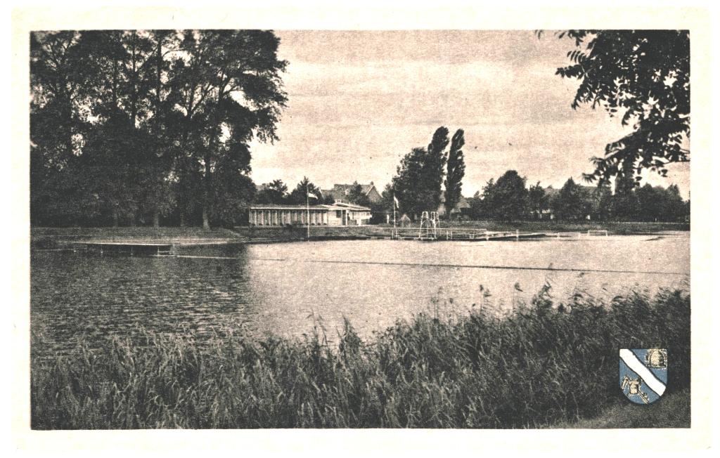 967445 Hengelo zwembad Zweminrichting Tuindorp  Onbeschreven