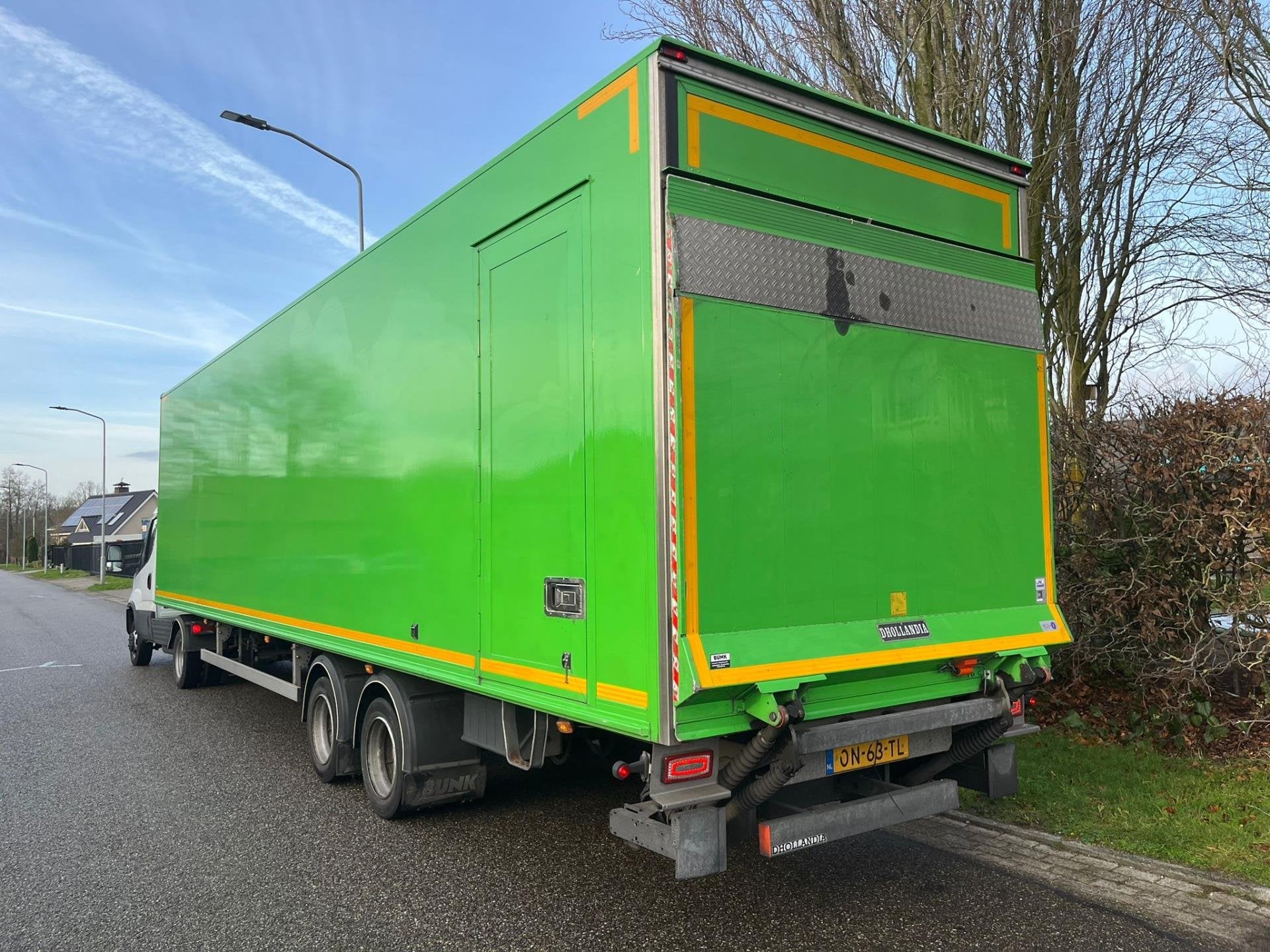 Bunk 10 Ton BE Oplegger | Laadklep 1500kg | 2 zijdeuren, Auto's, Overige brandstoffen, Origineel Nederlands, Bedrijf, Aanhangers en Opleggers