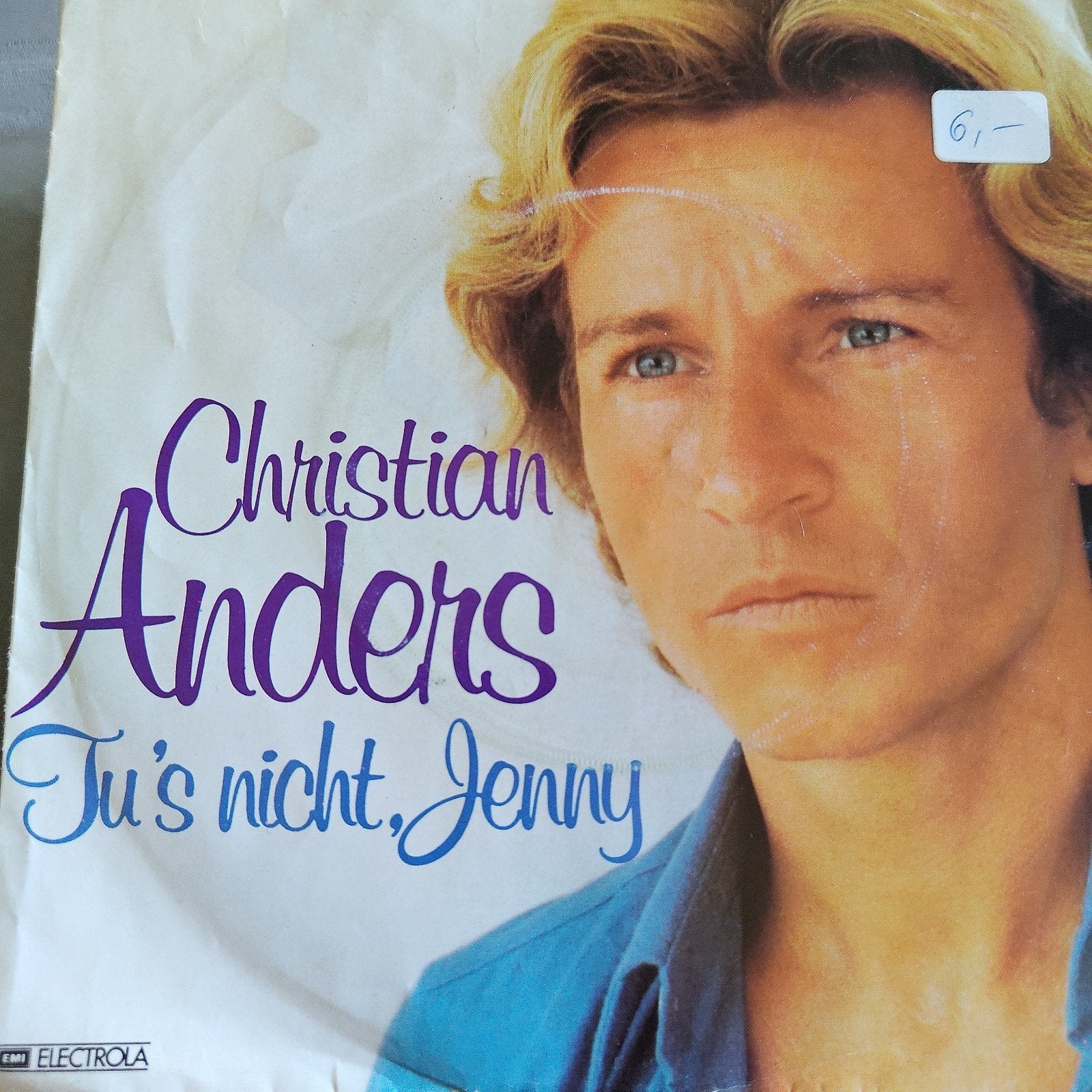 Christian Anders - Tu's nicht, Jenny (Vinyl Single), Cd's en Dvd's, Vinyl Singles, Gebruikt, Schlager, EP, 7 inch, Ophalen of Verzenden