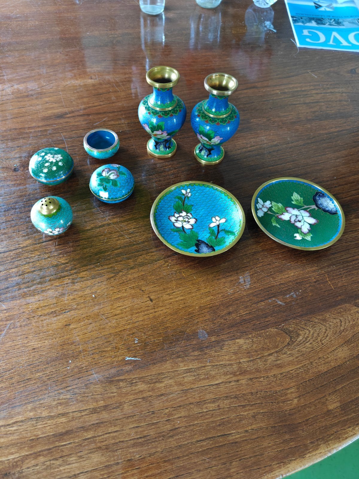Chinees Cloisonné verzameling, Antiek en Kunst, Ophalen of Verzenden