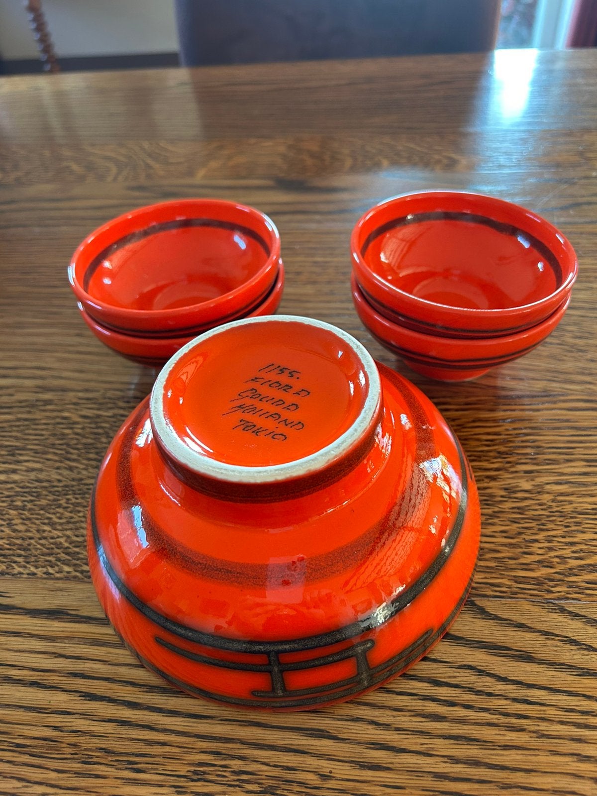 Vintage schalen set(tokio), Antiek en Kunst, Ophalen of Verzenden