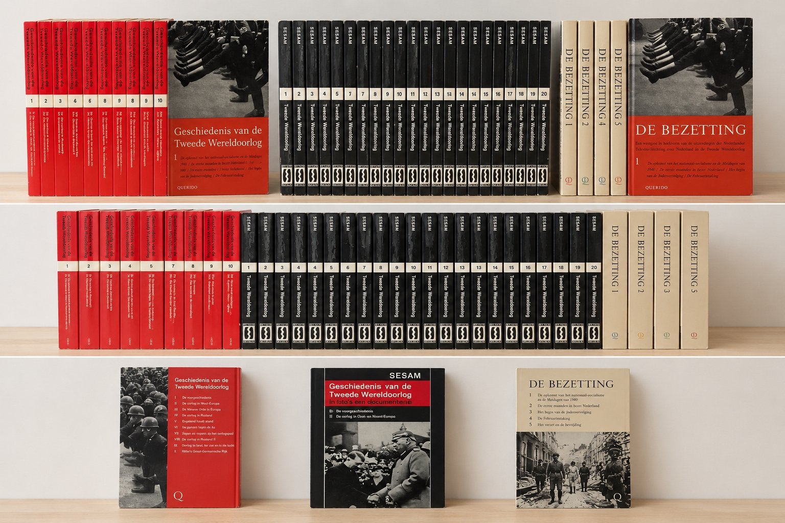 WO2 boeken – complete series + De Bezetting (35 delen), Boeken, Ophalen of Verzenden, Tweede Wereldoorlog, Gelezen, Algemeen