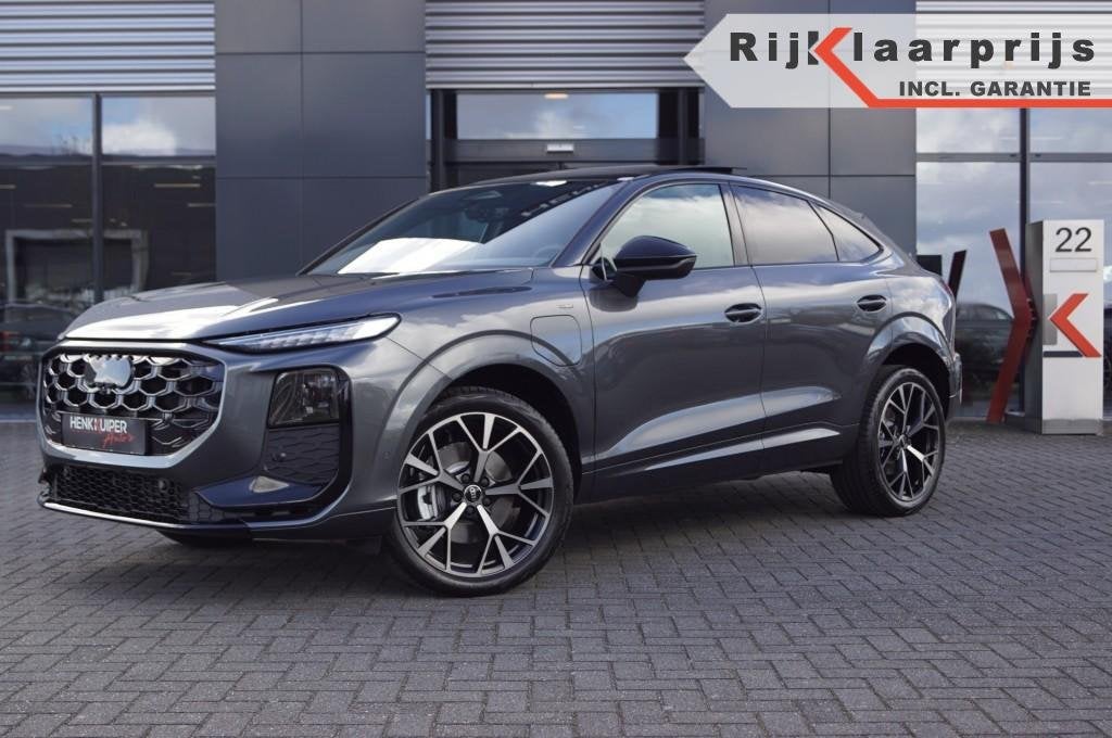 Audi Q3 SPORTBACK e-Hybrid S-Line 272pk/Panodak/Camera/20 In, Automaat, Overige modellen, Met garantie (alle), Hybride Elektrisch/Benzine