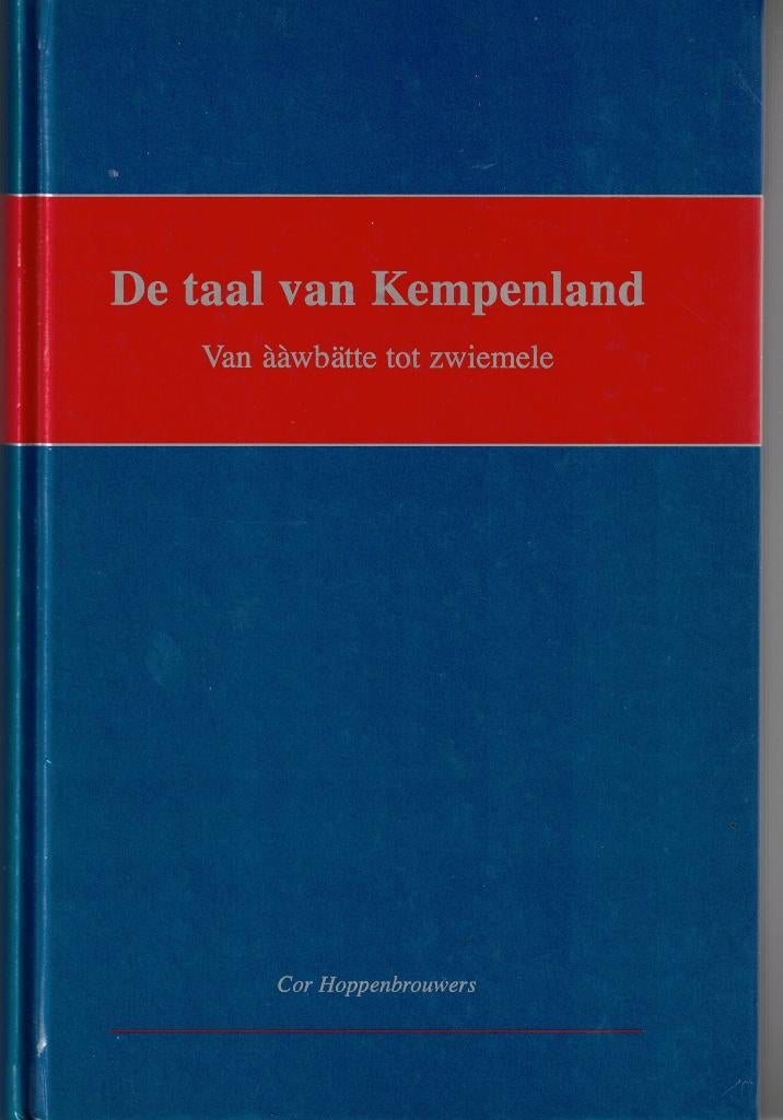 De taal van Kempenland - C. Hoppenbrouwers, Gelezen, Ophalen of Verzenden, Overige talen, C. Hoppenbrouwers