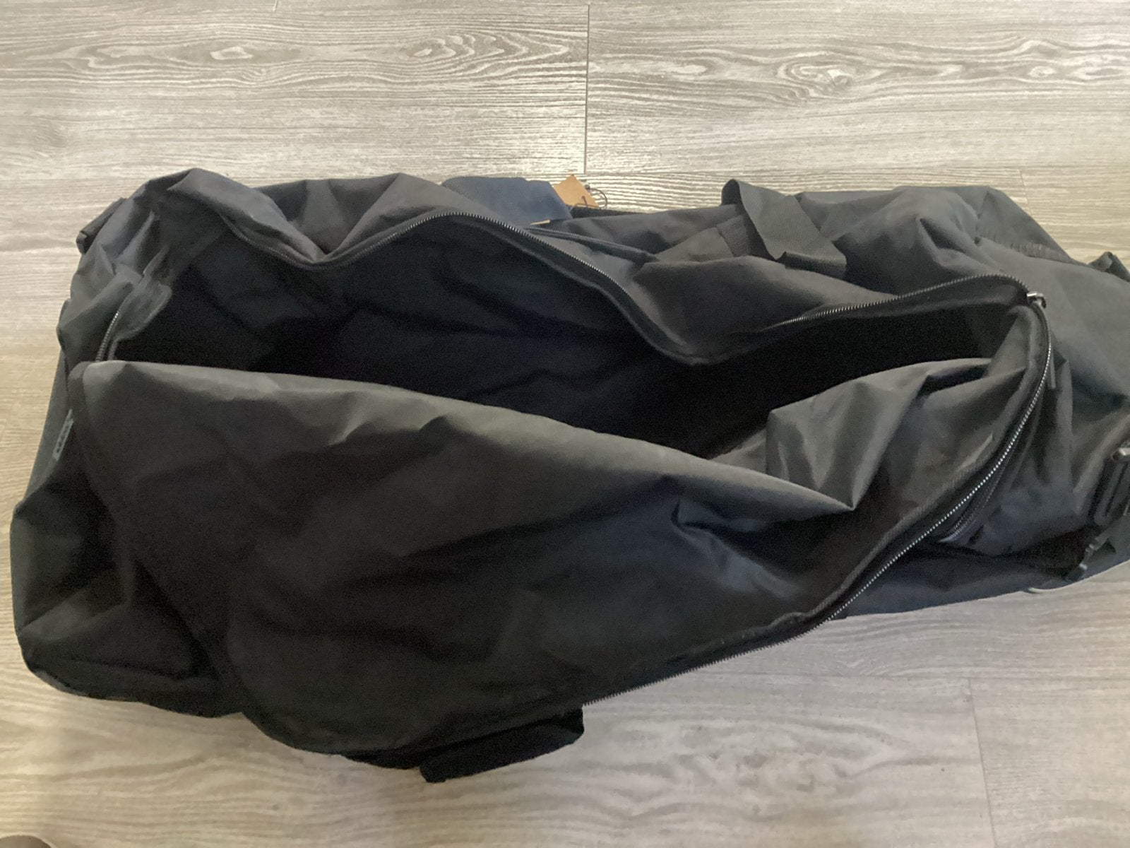 Simply Green Big Wheels Bag - Zwarte reistas met wielen, Wieltjes, 40 tot 60 cm, 20 tot 30 cm, Zwart
