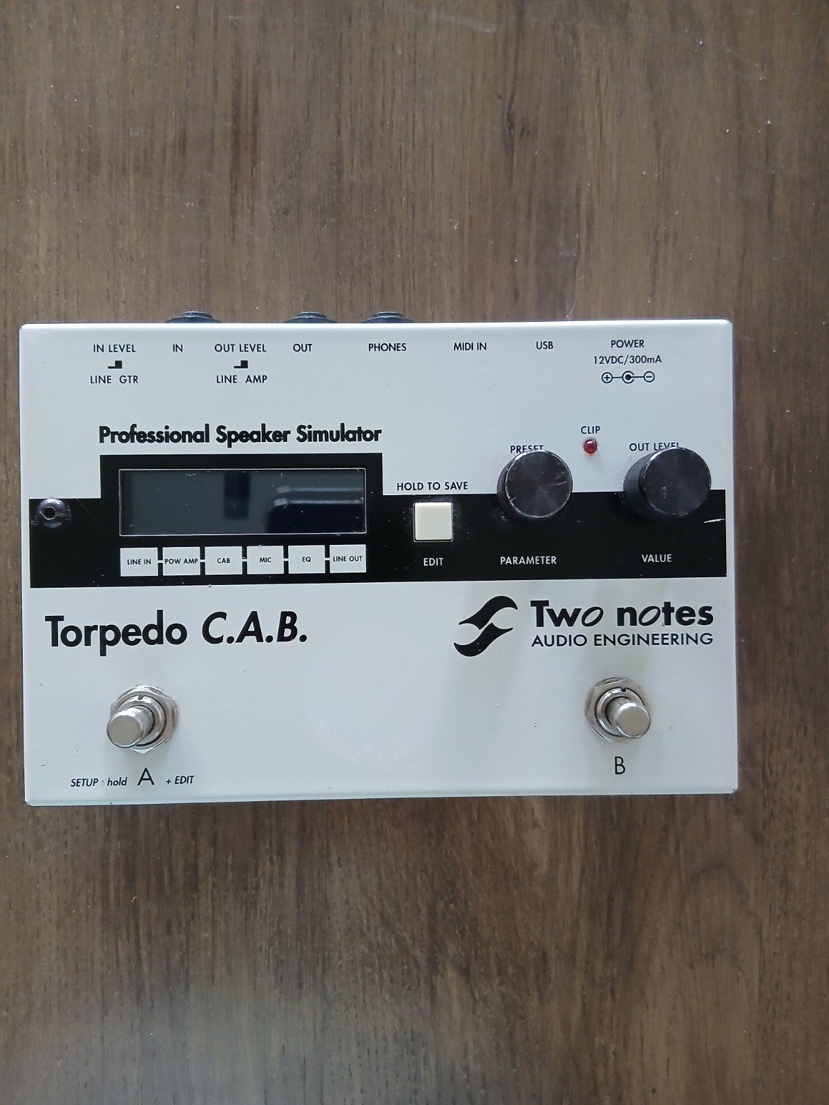 Two notes Torpedo C.A.B. Professional Speaker Simulator, Ophalen, Contact@two-notes.com, Zo goed als nieuw, Two notes Audio Engineering