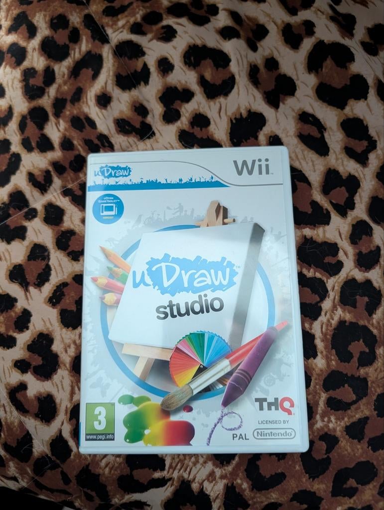 uDraw Studio - Wii (Nieuwstaat), Puzzel en Educatief, 1 speler, Ophalen of Verzenden, Zo goed als nieuw