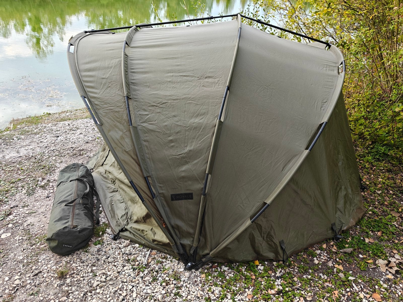 Fox Royale 2-persoons Bivvy - Gaas defect, Ophalen, Gebruikt, Tot en met 2