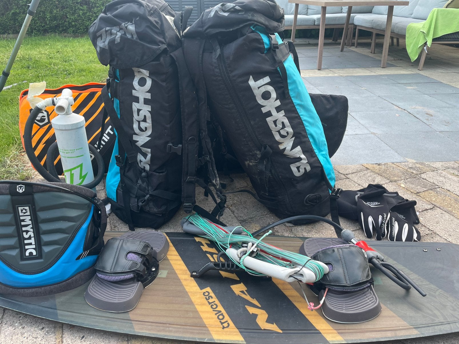 ‍️Complete kite surfset - morgen scheer je al over het water, Ophalen, Gebruikt, Kitesurf-set, Twintip