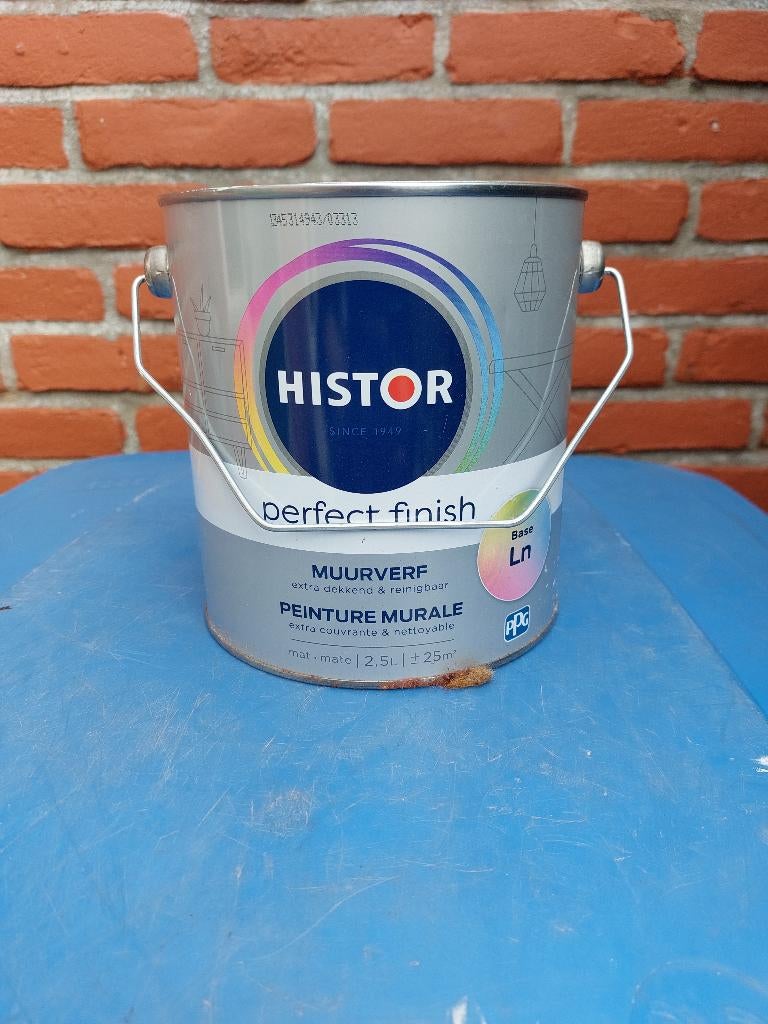 witsel van histor nieuw blik, Ophalen, Wit, Nieuw, Verf