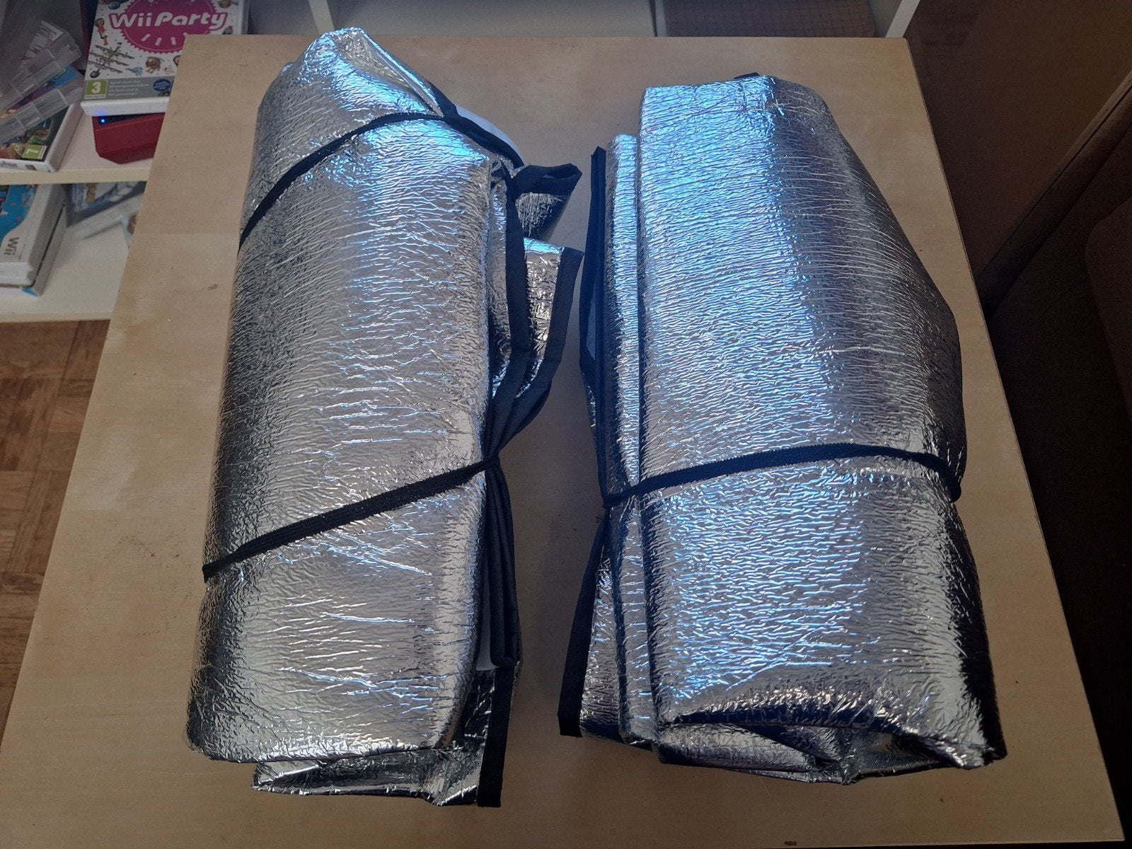 Autoruit aluminium bedekking, Ophalen, Zo goed als nieuw