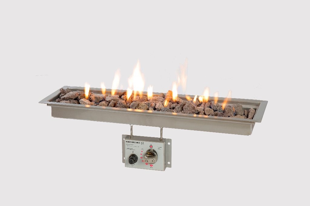 Brander 65x19cm met glasombouw €260 OP=OP, Ophalen of Verzenden, Nieuw