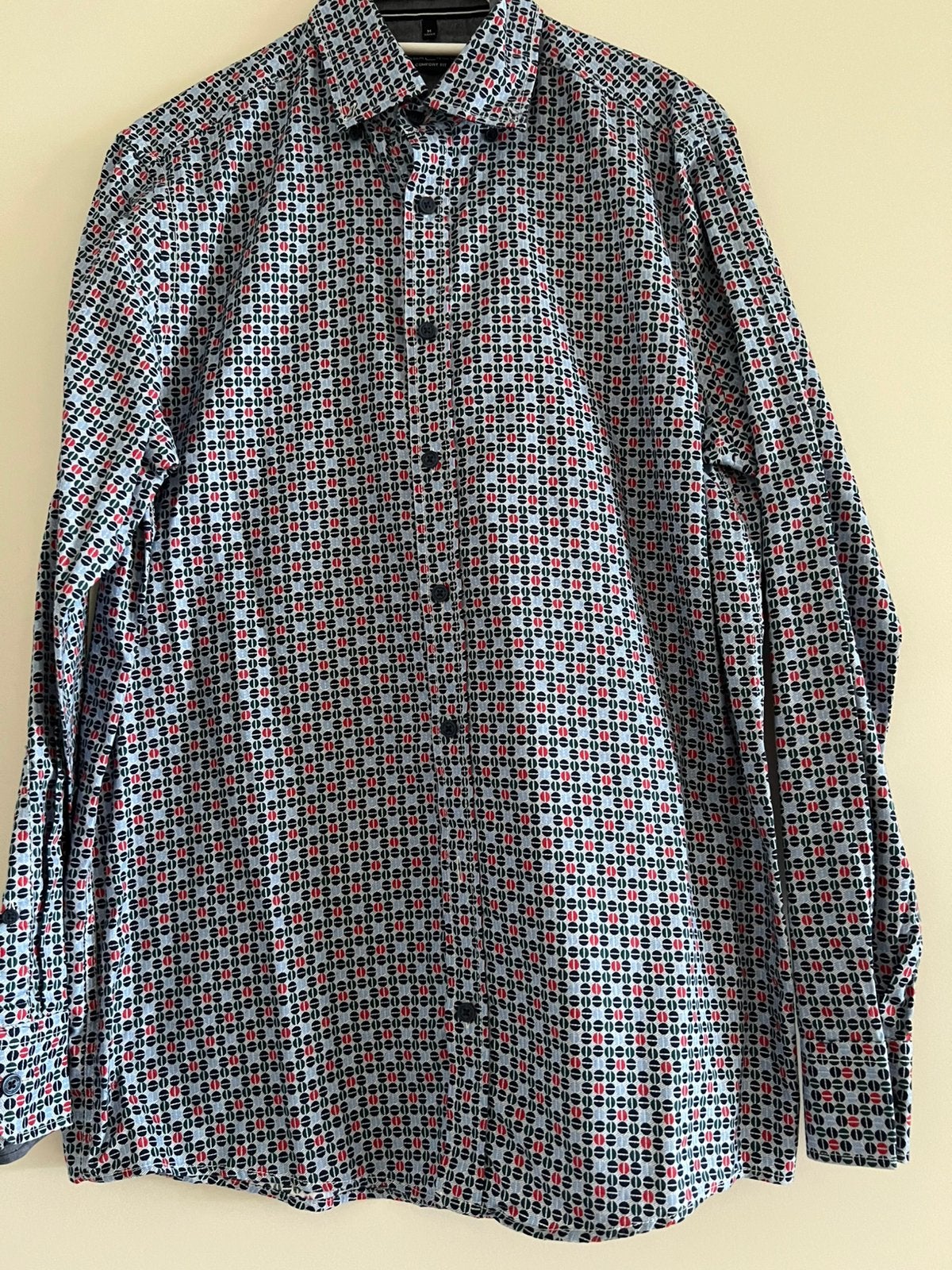 Heren overhemd maat M merk Casa Moda, Ophalen of Verzenden, Zo goed als nieuw, Blauw