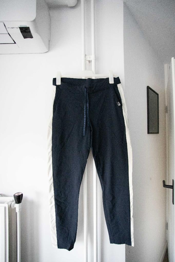 Donkerblauwe broek travelstof &Co Woman maat M, Maat 38/40 (M), Blauw, &Co Woman, Ophalen of Verzenden