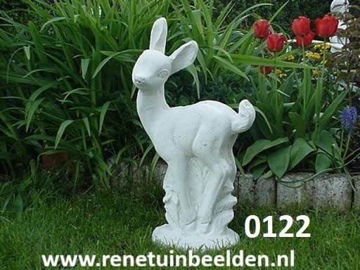 Hert.  nr 0122., Tuin en Terras, Tuinbeelden, Ophalen, Nieuw, Beton, Dierenbeeld