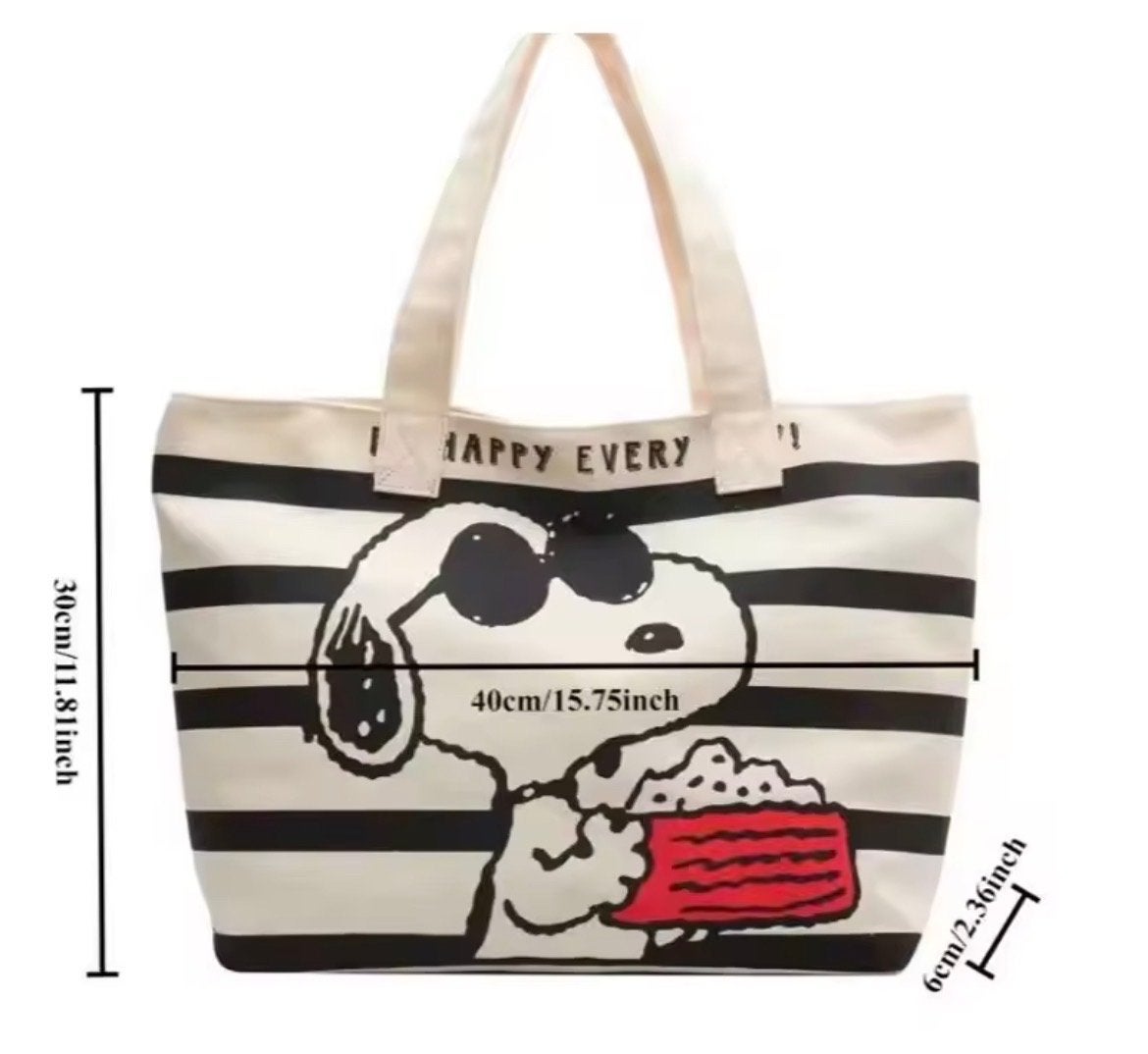 Nieuwe Snoopy Shopper - Ideaal voor werk of vrije tijd, Sieraden, Tassen en Uiterlijk, Tassen | Damestassen, Nieuw, Shopper, Wit