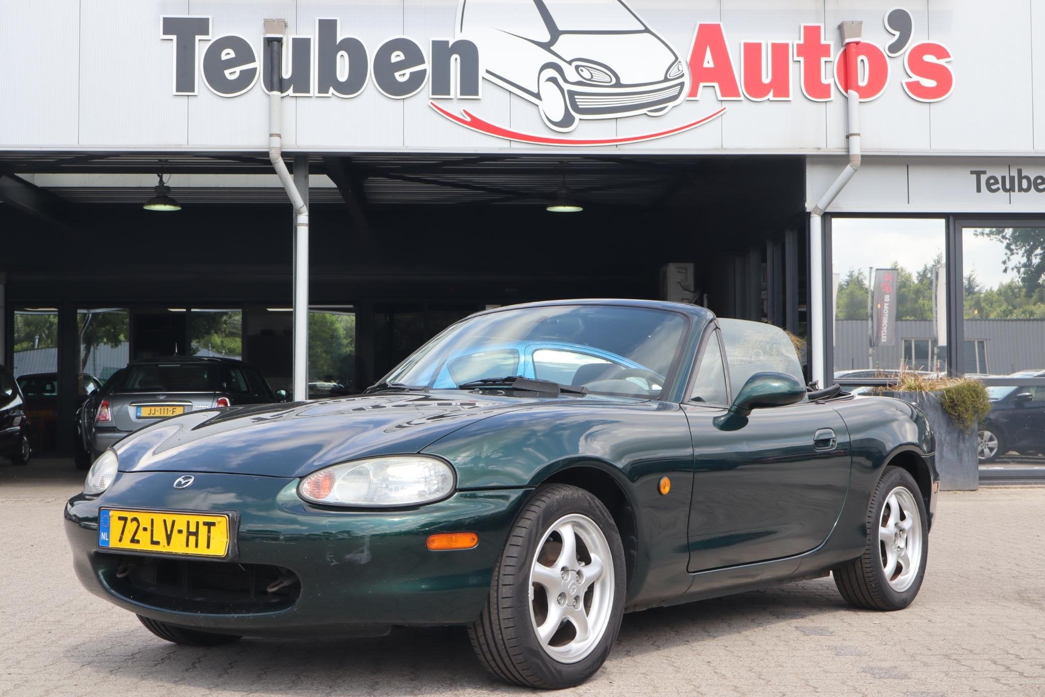 Mazda MX-5 1.6i | Nette kap | Distributieriem vervangen, Auto's, Mazda, Zwart, 4 cilinders, Cabriolet, Bedrijf