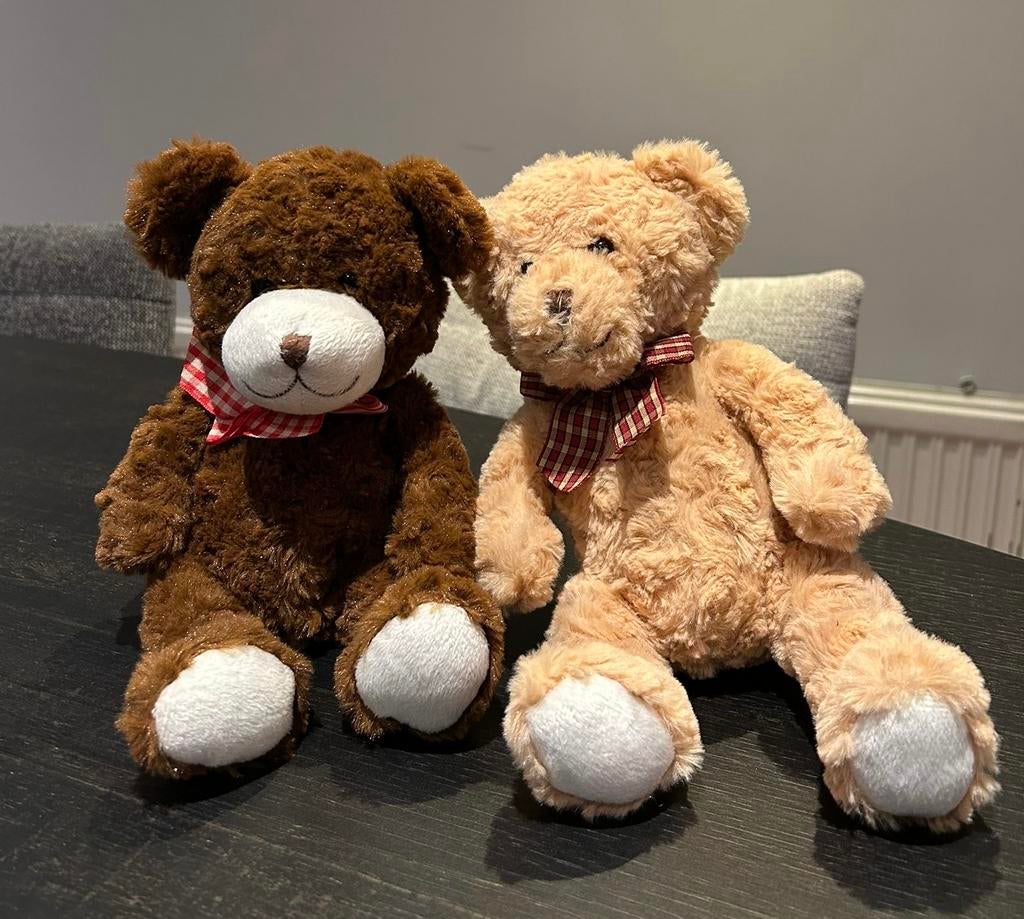 Twee knuffelberen Sunkid, Gebruikt, Beer, Ophalen of Verzenden, Middelgroot (20 tot 80 cm)