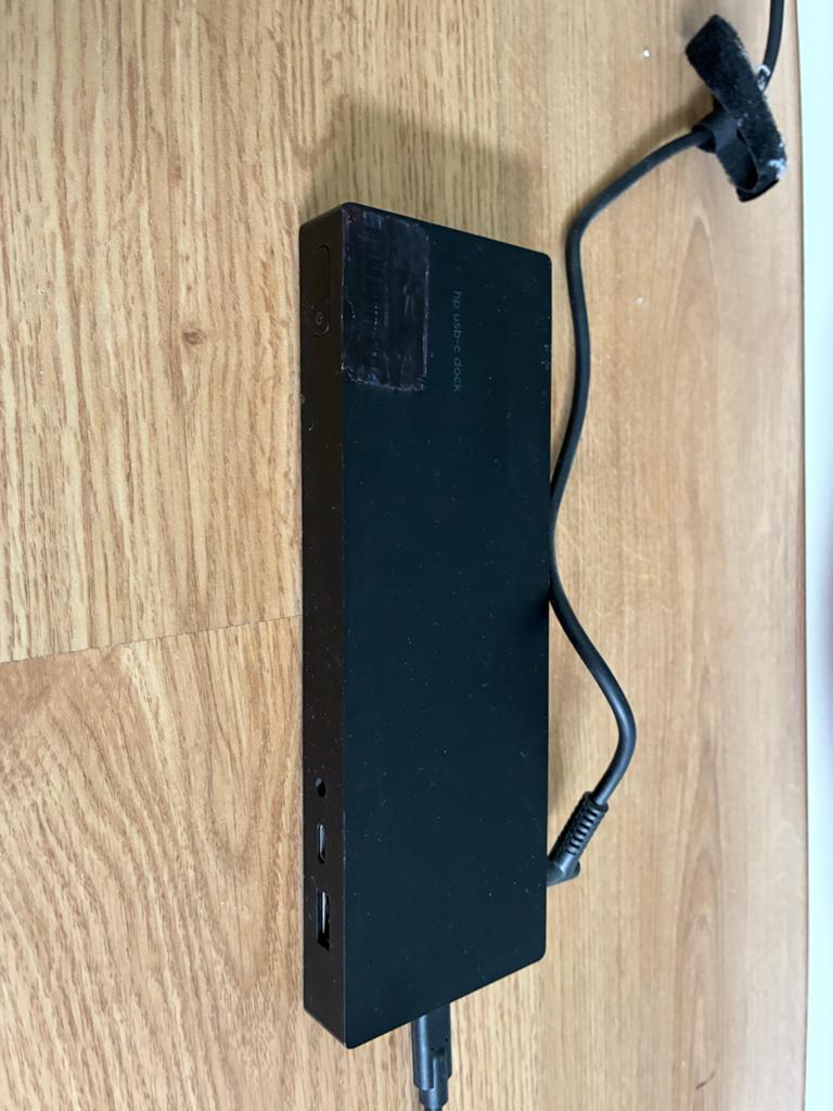 HP USB-C Dock G4 docking station met adapter, Ophalen, Gebruikt, Docking station, Laptop