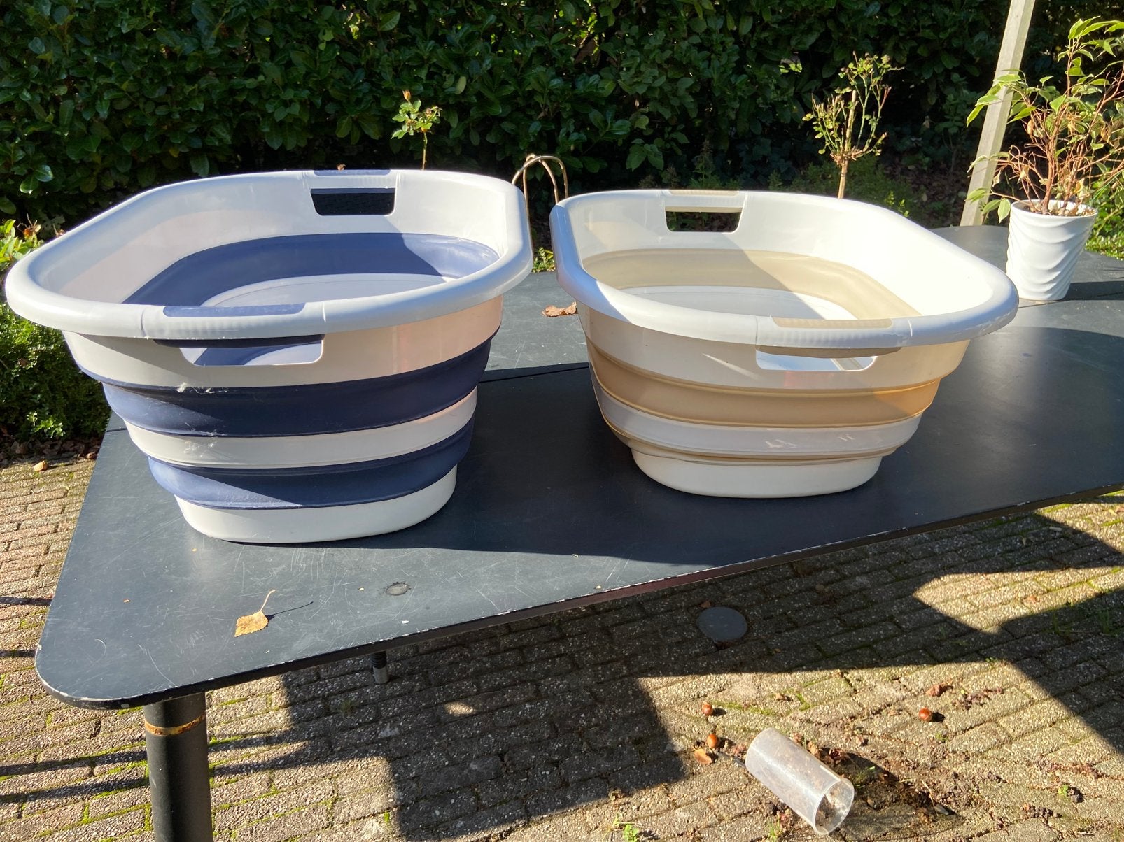 Wasmanden inklapbaar, Gebruikt, Ophalen of Verzenden, Wasmand, Wit
