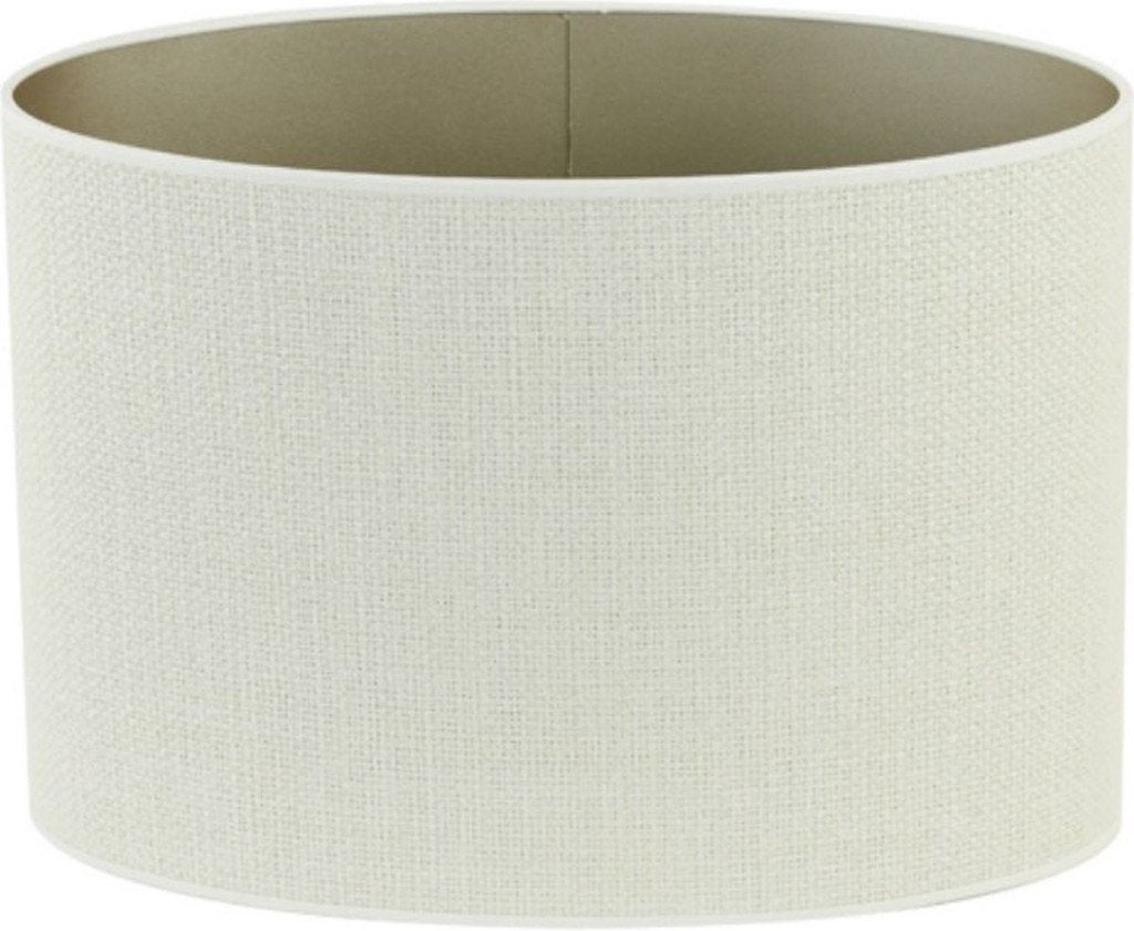 Light & Living Lampenkap Ovaal Saverna Eiwit - 38x17,5x28cm, Ophalen of Verzenden, Ovaal