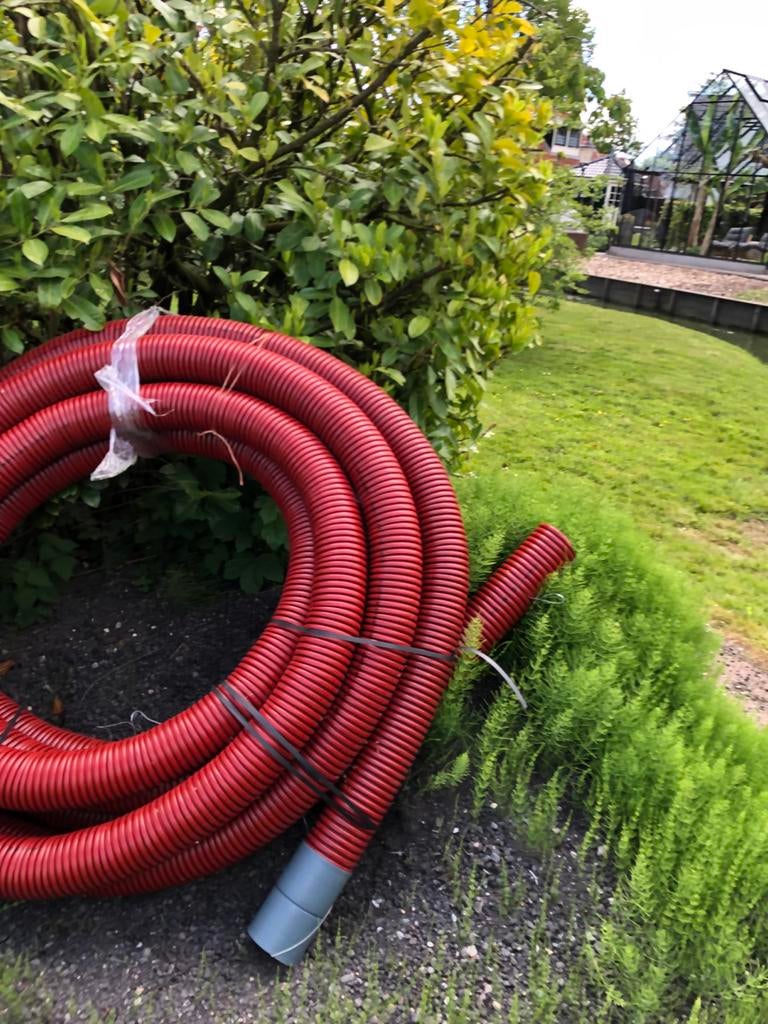 Drainage slang 125 mm - circa 20 meter, Ophalen, Nieuw, Overige typen