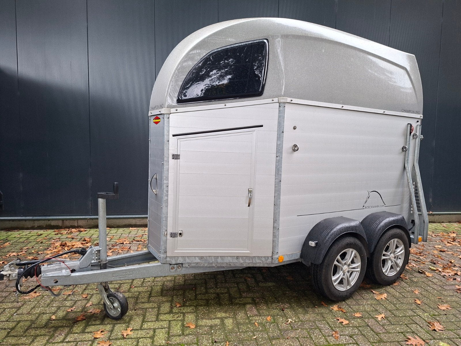 Bockmann uno 1.5 paards Bj 2022, zadelkamer vol aluminium, Ophalen, Zo goed als nieuw, Aluminium, 1½-paards trailer