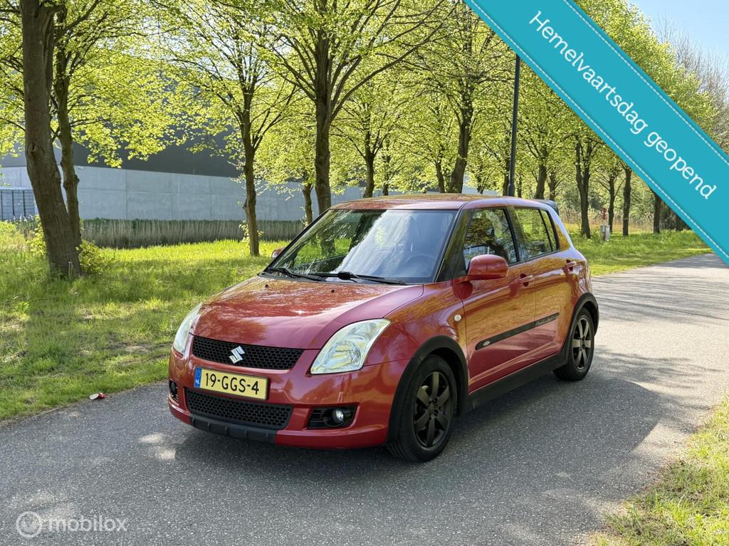 Suzuki Swift 1.3 Shogun*NEW APK 4/27*LEDER*AIRCO*ELEK. RAMEN, Voorwielaandrijving, Zwart, 400 kg, Swift