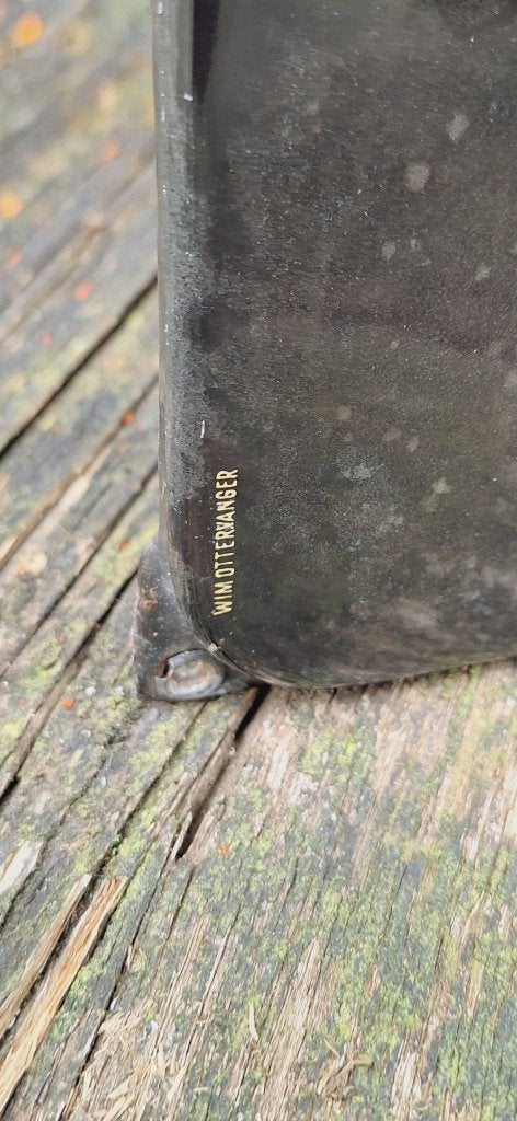 Oude originele emaille reclame thermometer NV Verzekeringen., Verzamelen, Merken en Reclamevoorwerpen, Ophalen, Reclamebord, Gebruikt
