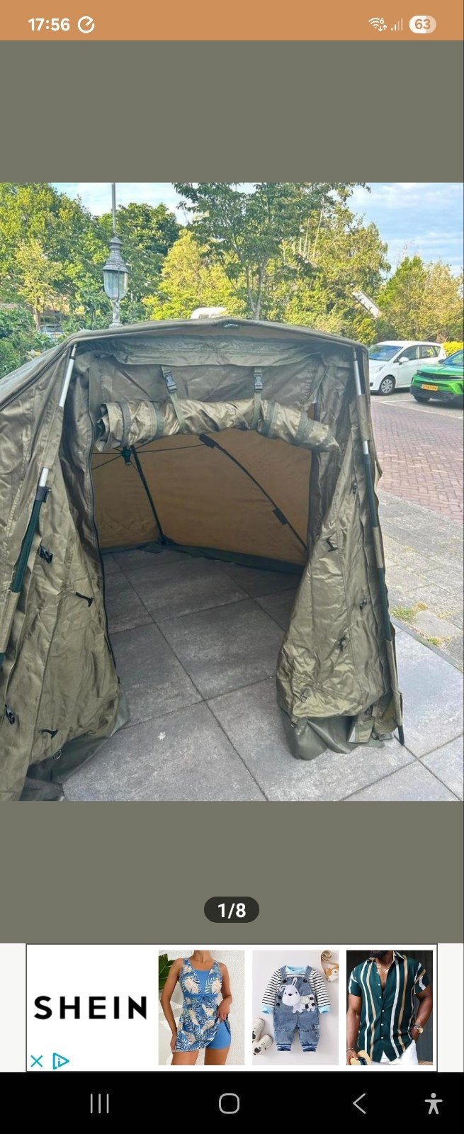 ultimate brolly kompleet met hoes, Watersport en Boten, Ophalen, Zo goed als nieuw, Overige typen