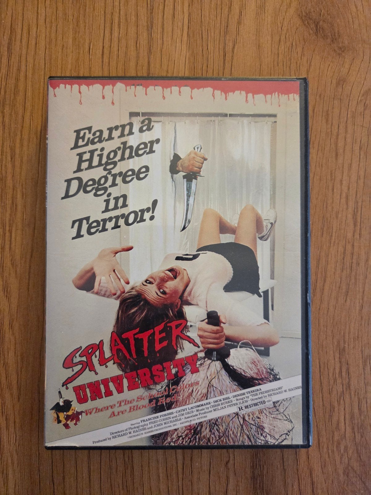 Splatter University - DVD - horror import, Cd's en Dvd's, Dvd's | Horror, Vanaf 16 jaar, Ophalen of Verzenden, Zo goed als nieuw