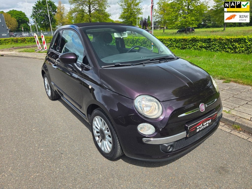 Fiat 500 C 0.9 TwinAir Lounge cabrio, Euro 5, 86 pk, Gebruikt, 31 €/maand