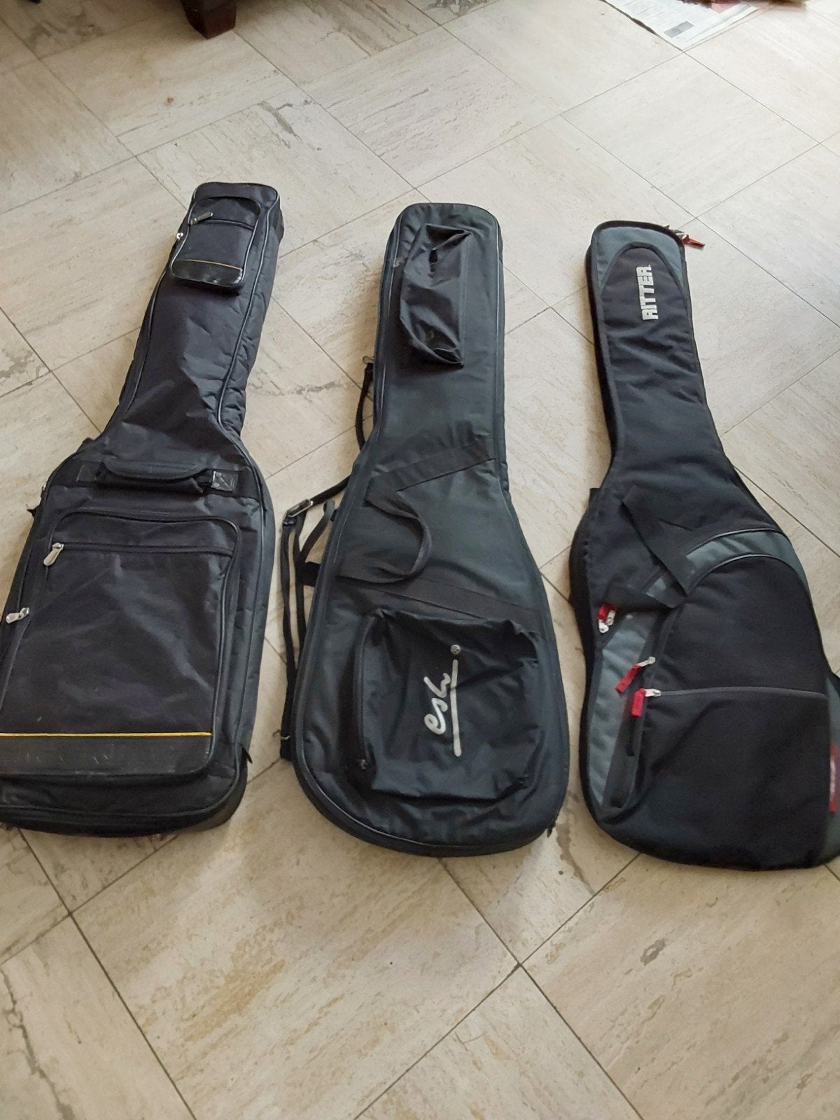 gig-bags voor basgitaar, rockbag, Esh en Ritter, Ophalen of Verzenden, Gebruikt, Elektrische basgitaar