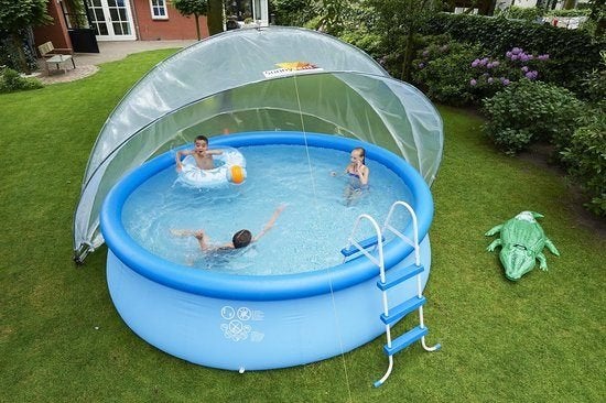 Sunnytent rond maat L zonder stokken, Ophalen, Gebruikt, Afdekzeil