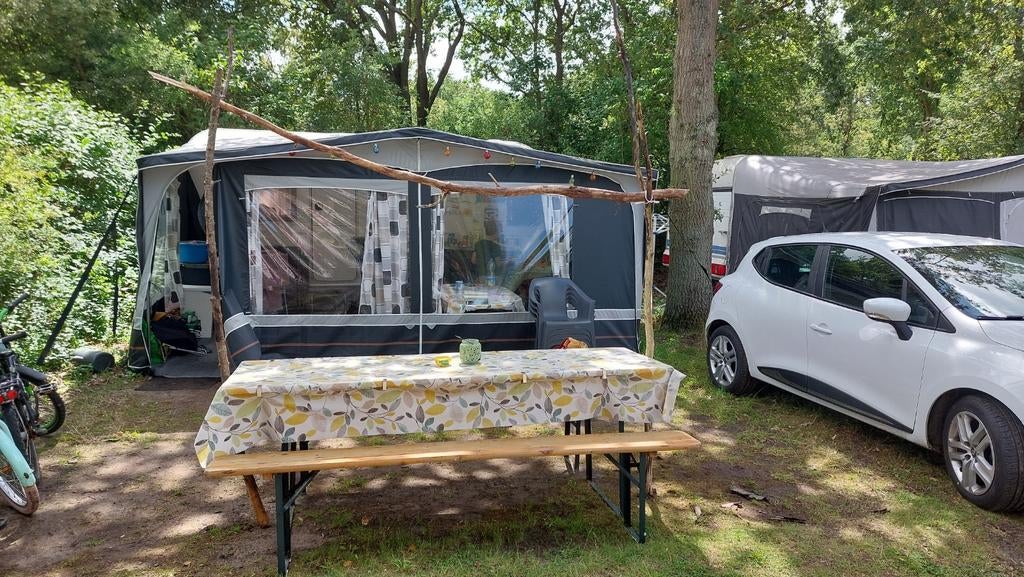 Bürstner Flipper 460 TS met inventaris, voortent en luifel, Ophalen, Gebruikt