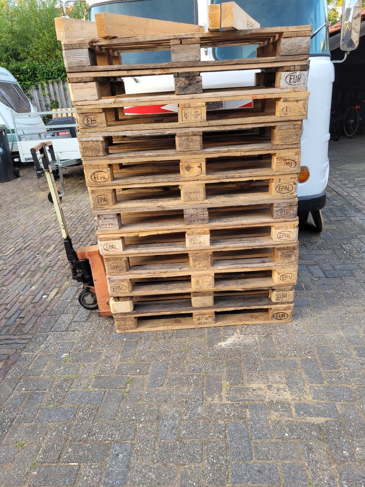 epal euro pallets (kwalteit pallets), Ophalen, 50 mm of meer, Pallet, Minder dan 200 cm