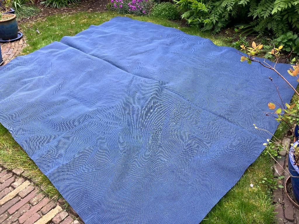 Royaal stuk tenttapijt kampeerkleed tentkleed 2,90 x 2,50 m, Ophalen of Verzenden, Zo goed als nieuw