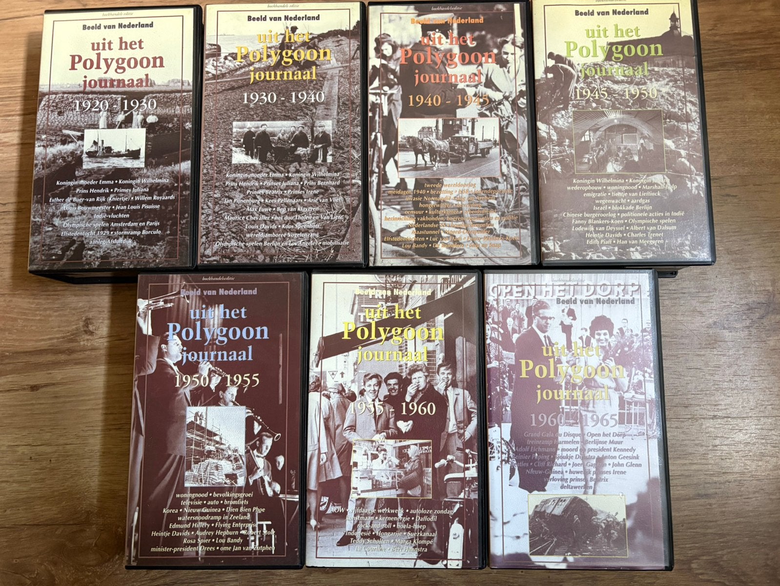 Polygoon Journaal DVD Boxset 1920-1965 (7 delen), Cd's en Dvd's, Dvd's | Tv en Series, Gebruikt, Alle leeftijden, Boxset, Ophalen of Verzenden