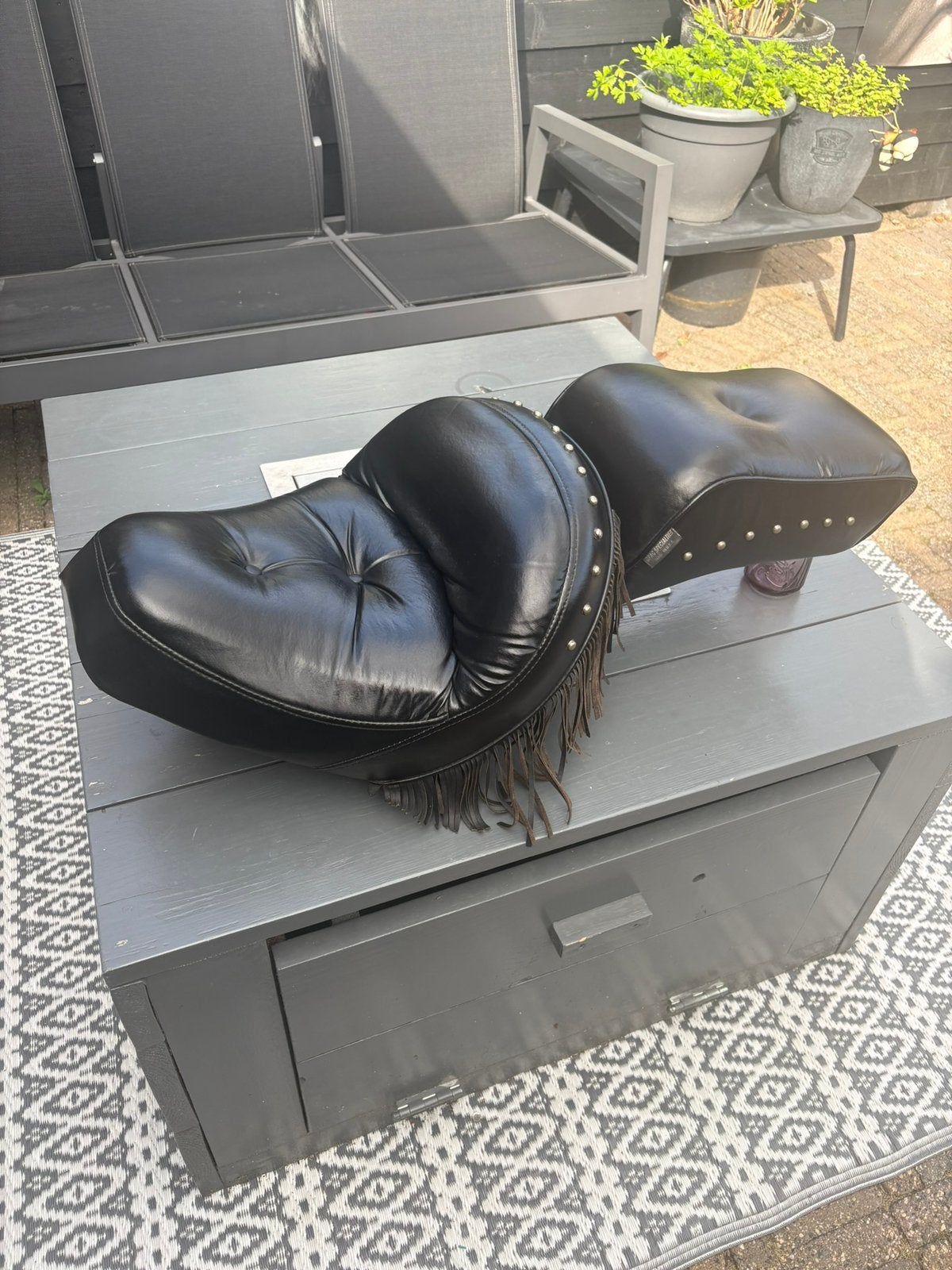Harley Davidson zadel, Motoren, Ophalen