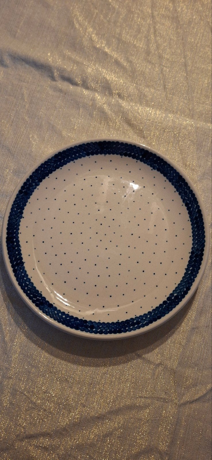 Bunzlau dinerbord 23.5 cm vintage, Ophalen of Verzenden